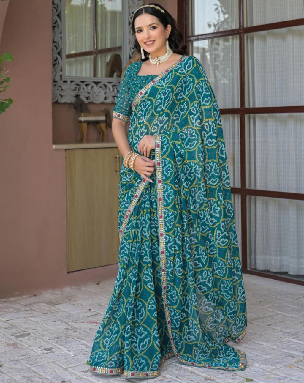 Green Cotton Saari